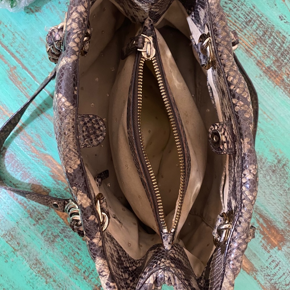 Kate Spade Georgina Quilted Snake Handbag - Picture 6 of 8
